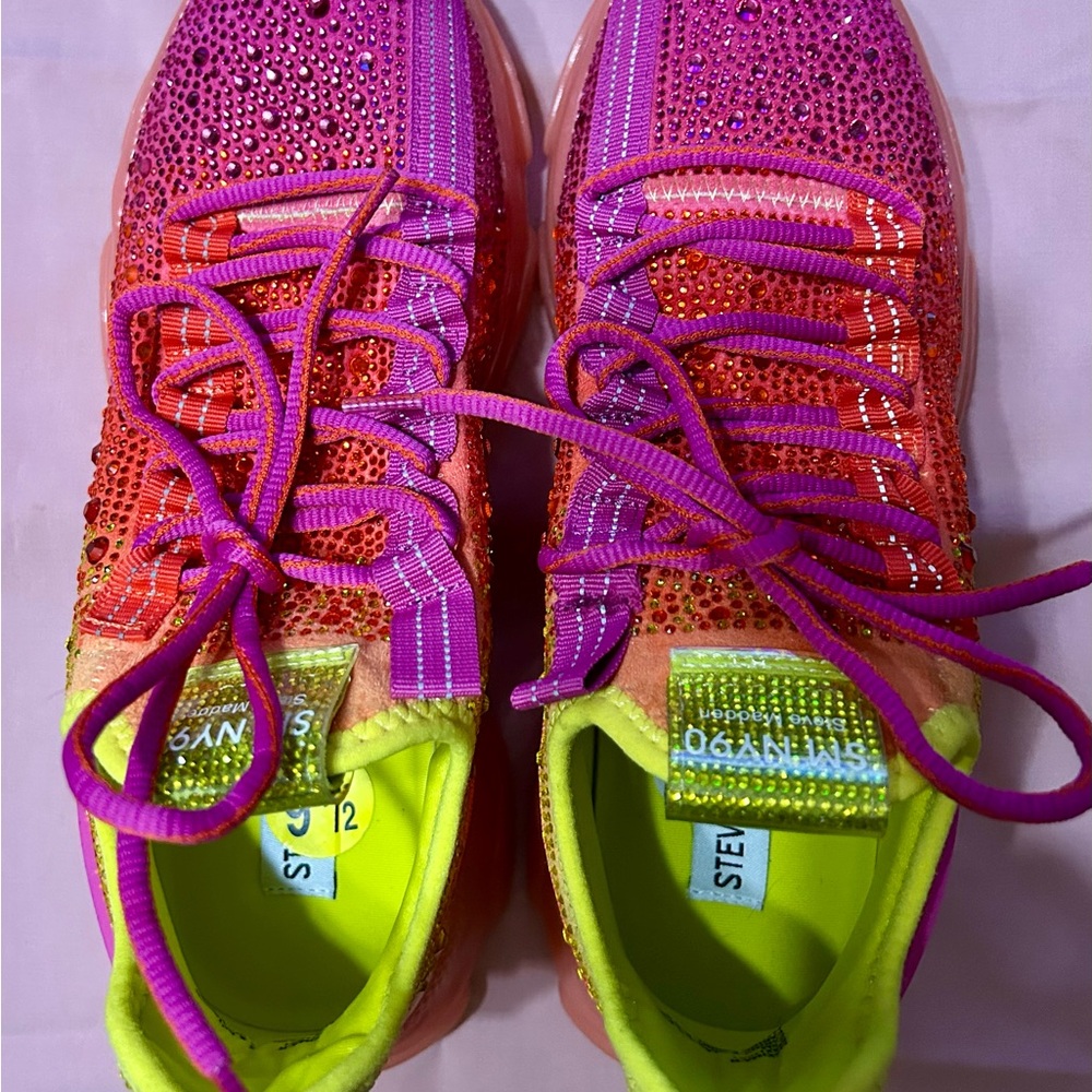 Steve Madden Rhinestone Sneakers - Picture 2 of 6